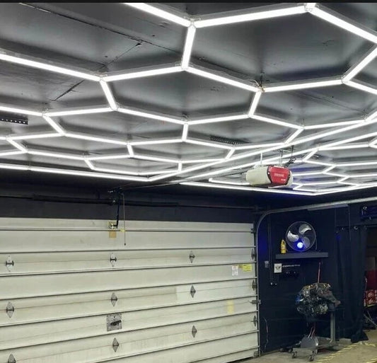 Large Hexagon Garage Lighting Kit